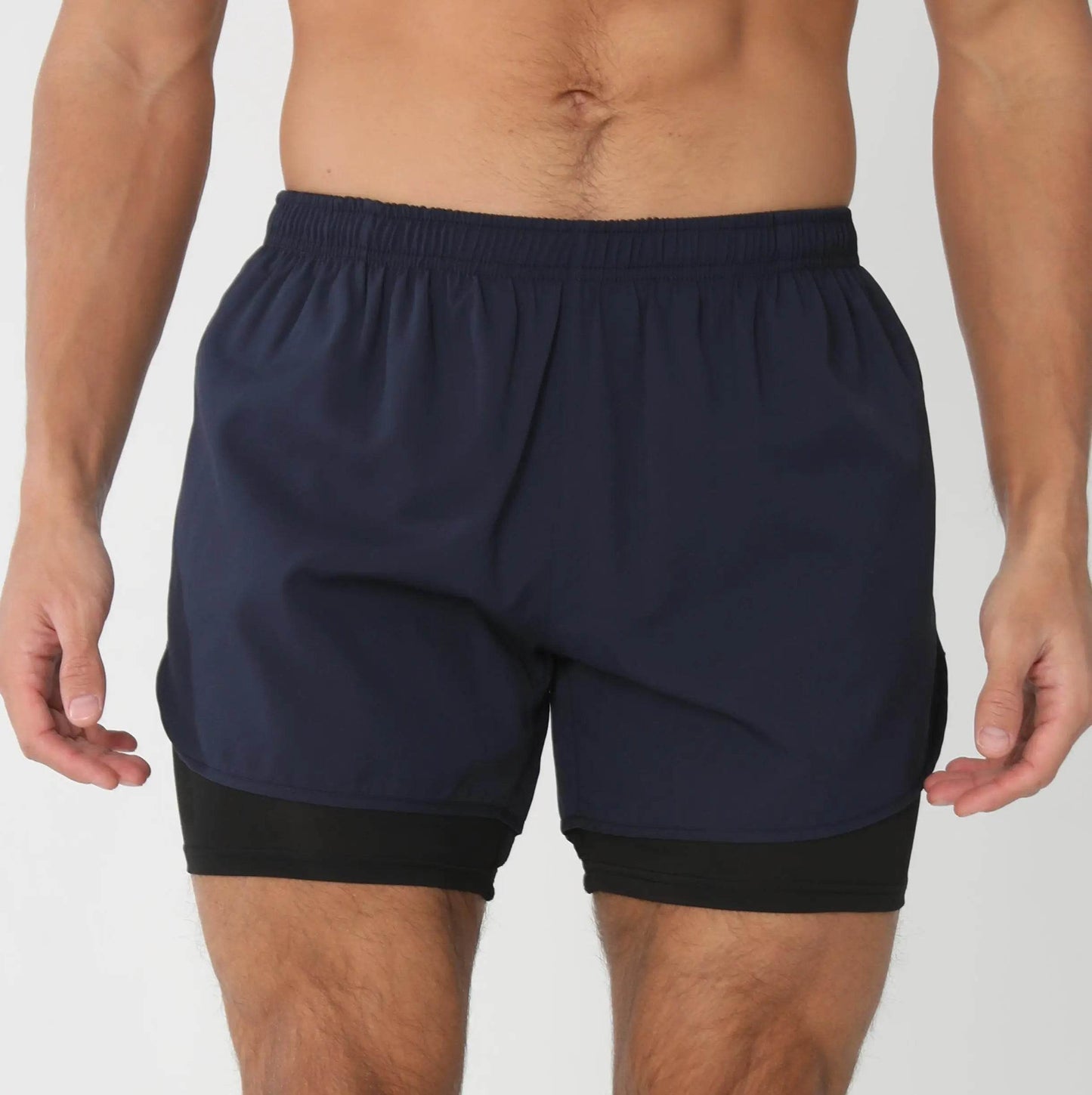 Men's Gym Liner Running Shorts - P12 Hub Europe