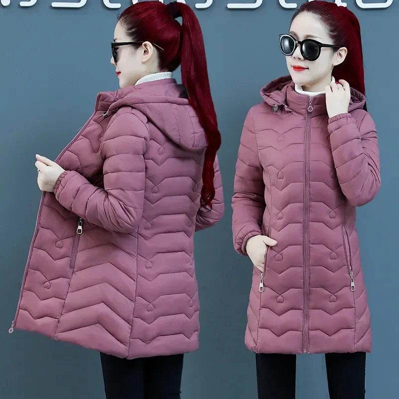 Warm Quilted Mother's Parka - P12 Hub Europe