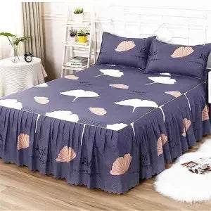 Stylish Single-piece Bed Circumference Skirt, Korean Version Bedspread & Coverlet, Fade-Resistant Design - P12 Hub Europe