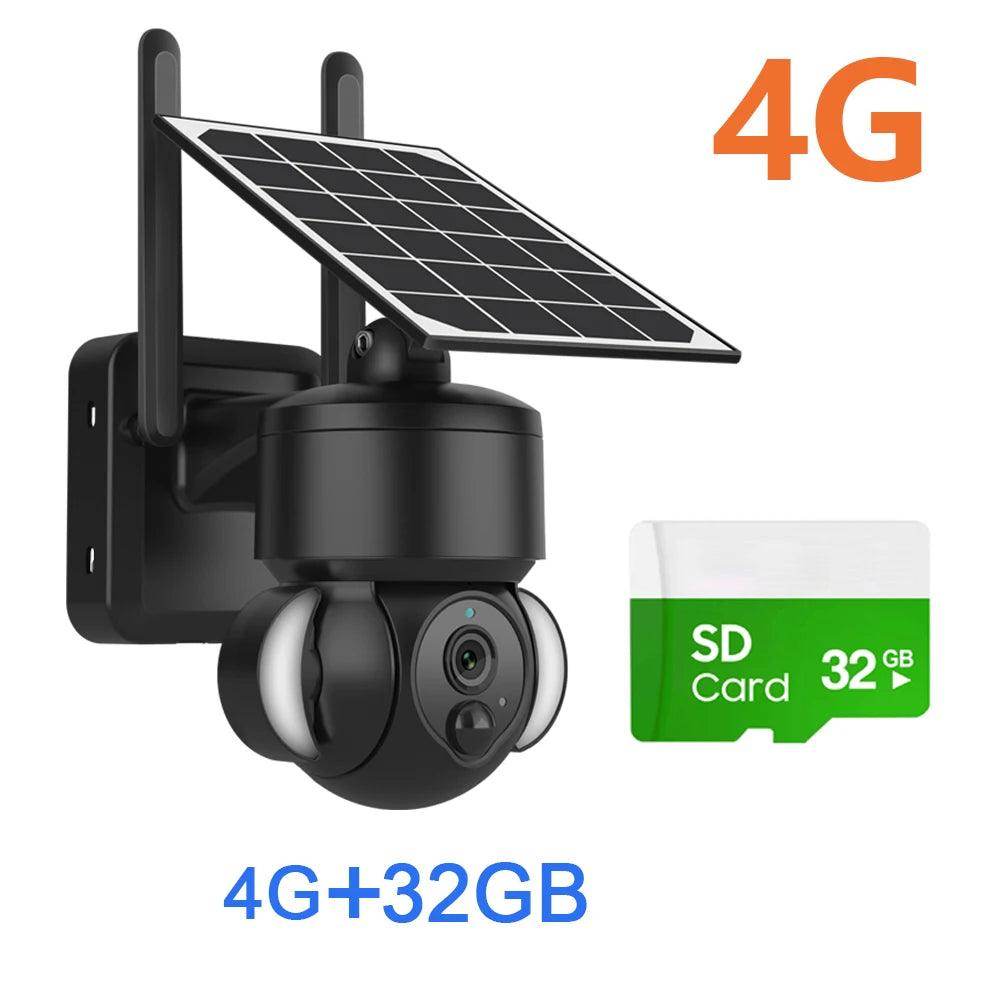 Outdoor Camera 4G Solar Wireless PTZ - P12 Hub Europe