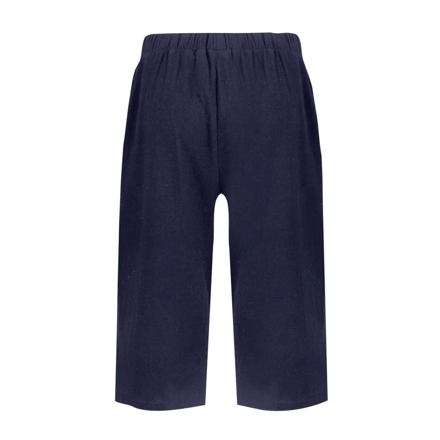High Waist Solid Workout Capris - P12 Hub Europe