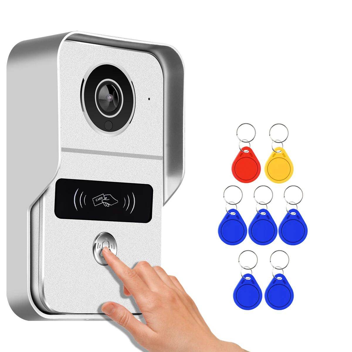 Doorbell WiFi/PoE | 1080P, RFID, Motion, Chime, SD Card - P12 Hub Europe