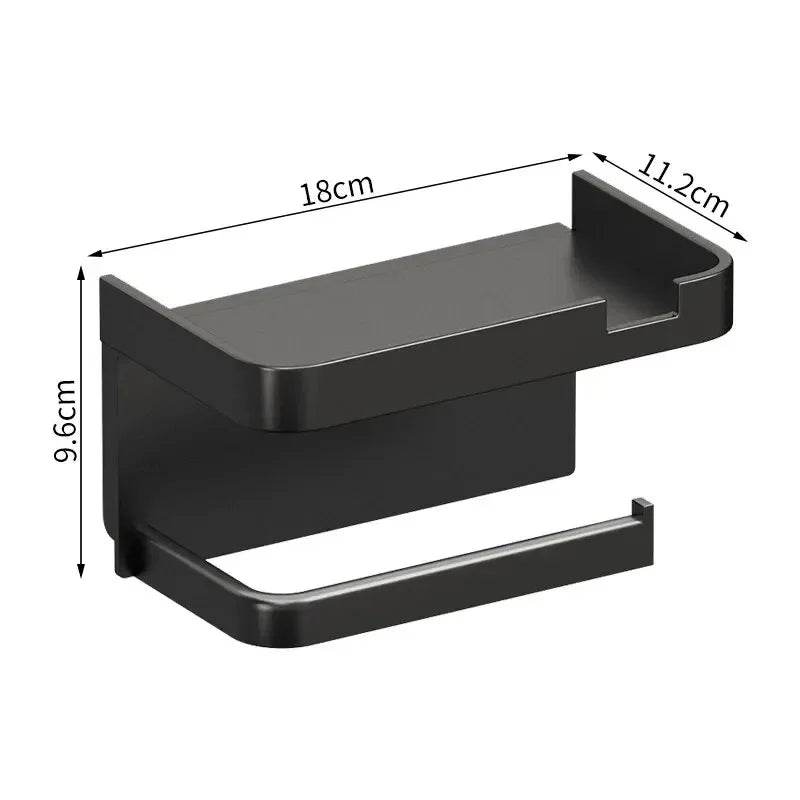 Toilet Paper Holder Plastic Storage Rack Kitchen Towel Placement Of Seasoning Bottles Bathroom Wall Roll Of Paper Phone Storage - P12 Hub Europe