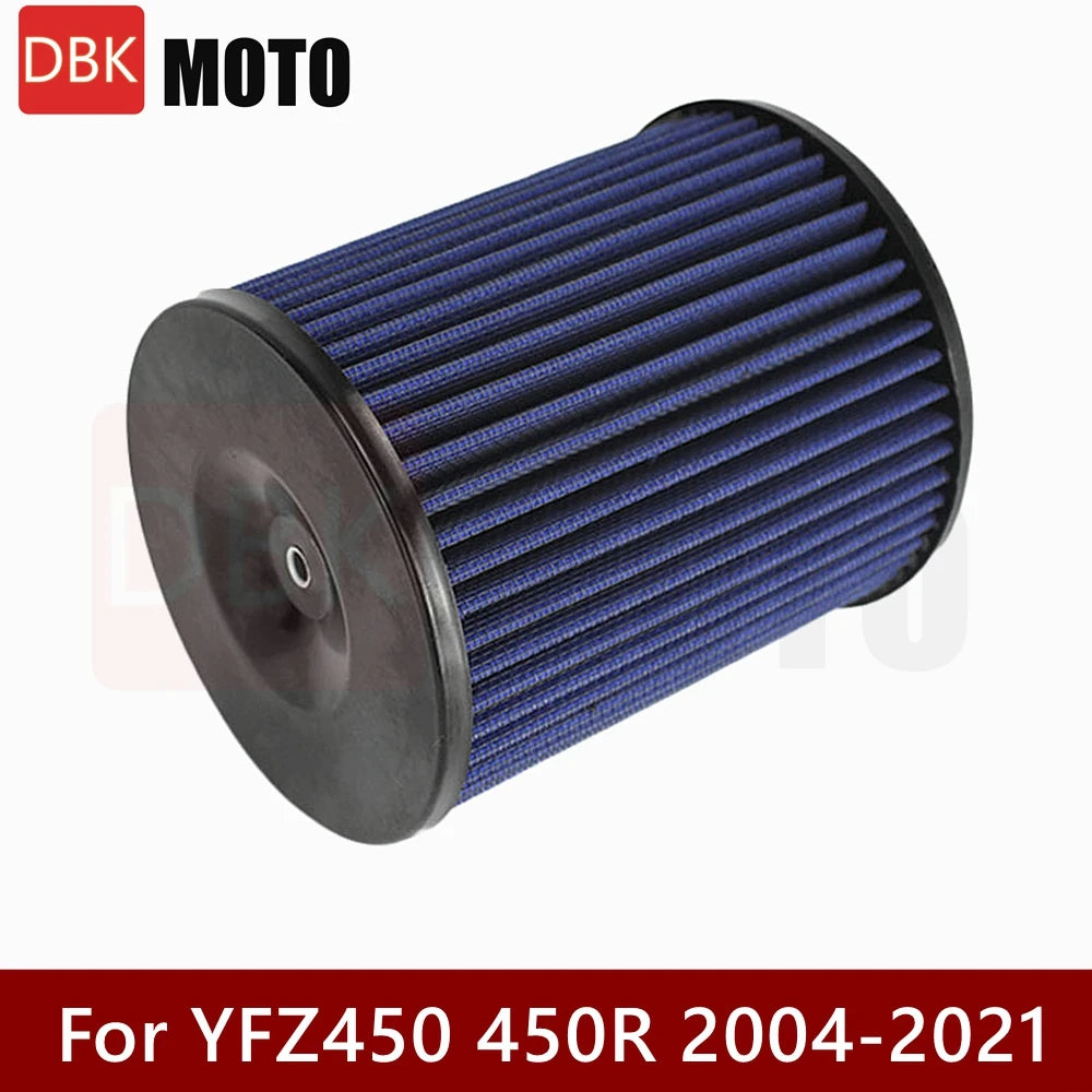 For Yamaha YFZ450 YFZ450R YFZ 450 R 2004-2020 ATV High Flow Air Filter Intake Air Cleaner Element Replacement