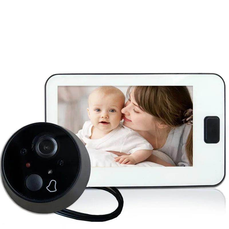 Digital Door Viewer | 170° Wide Angle, IR Night Vision, Battery - P12 Hub Europe