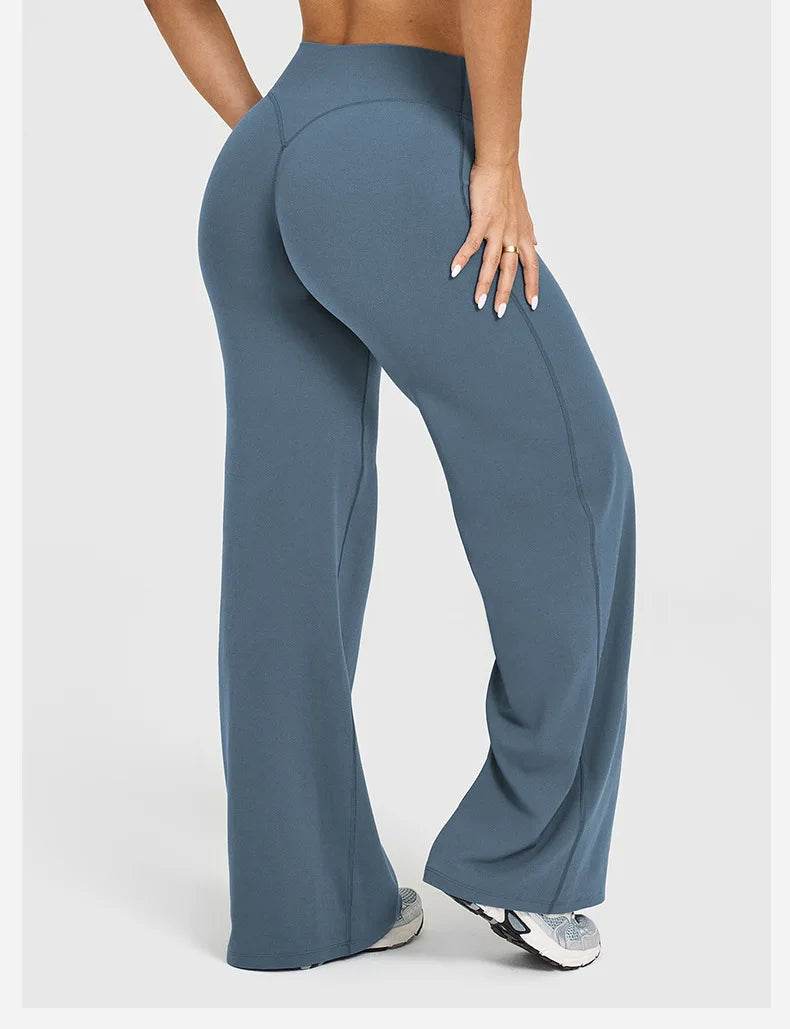 Women's Casual Straight Yoga Pants - P12 Hub Europe