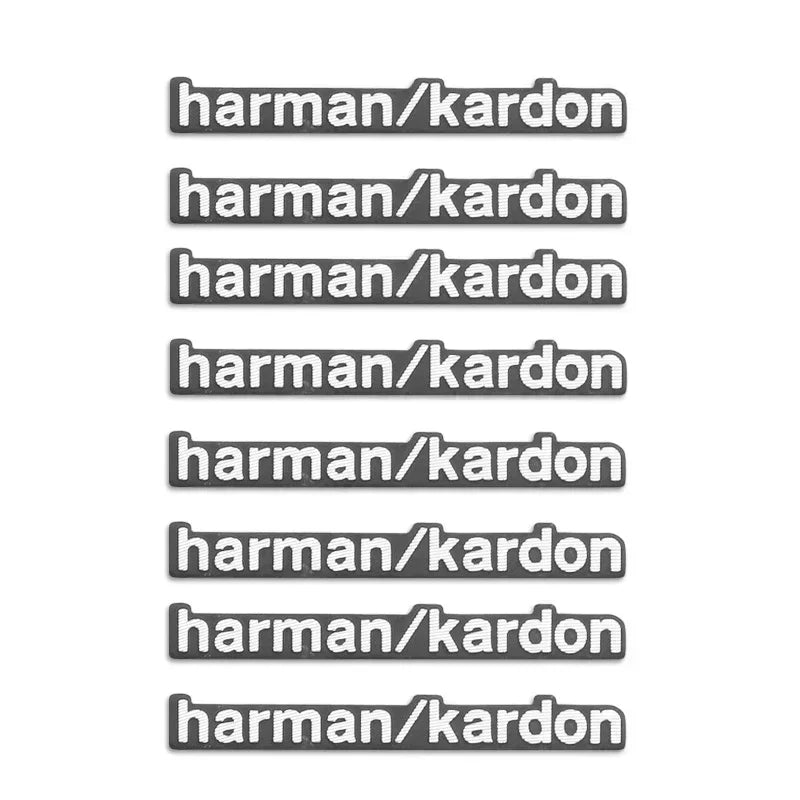 4pcs/8pcs high-quality Metal harman/kardon car Hi-Fi Speaker audio Speaker Badge stereo Emblem sticker Auto styling accessories