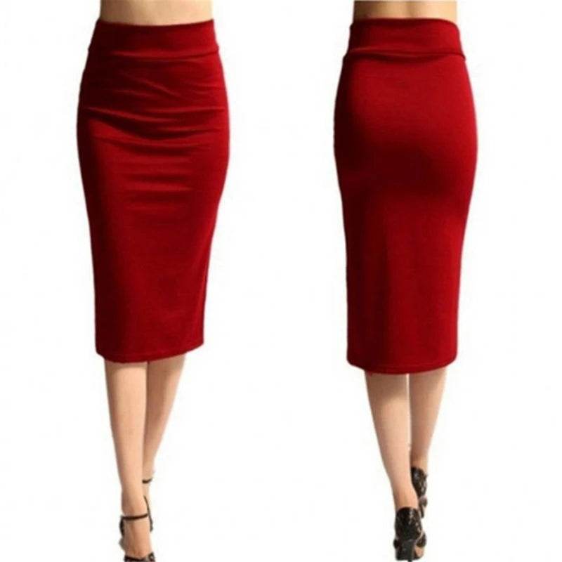 Women's High Waist Pencil Skirt - P12 Hub Europe
