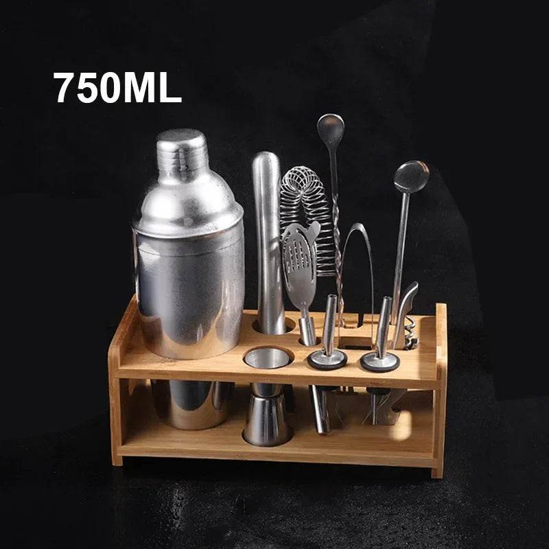 UPORS Stainless Steel Cocktail Shaker Mixer Wine Martini Boston Shaker For Bartender Drink Party Bar Tools 550ML/750ML - P12 Hub Europe