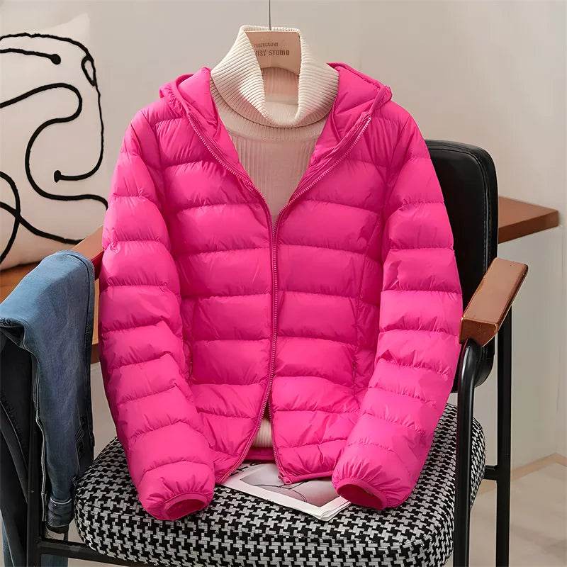 Ultralight Korean Hooded Puffer - P12 Hub Europe
