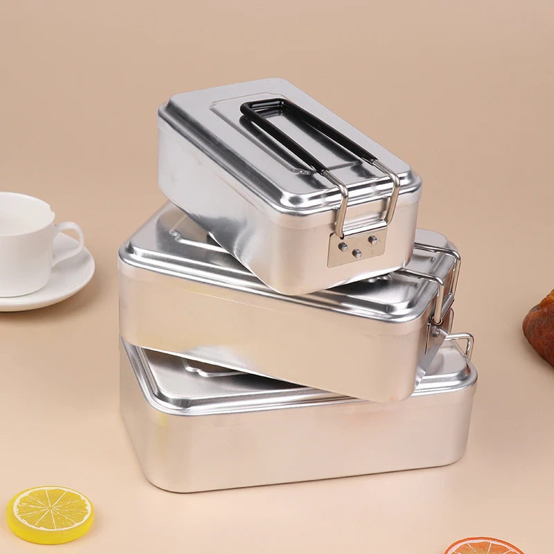 Ultralight Tableware Camping Cookware Lunch Box Cooking Pots Picnic Accessories Outdoor Cutlery Kitchen Hiking Sports Supplies