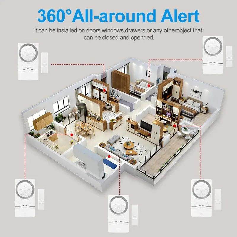 Alarm Door Wireless 110dB - P12 Hub Europe