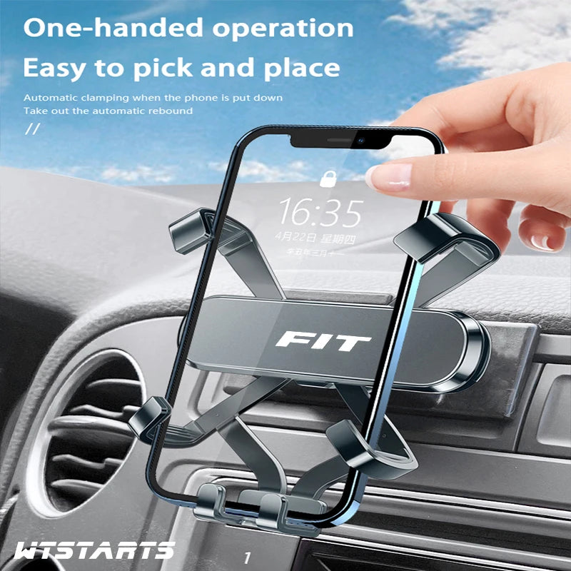Car Phone Holder Mount Stand For Honda Fit 2008-2022 Adjustable GPS Navigation Mobile Phone Bracket Car Lnterior Accessories