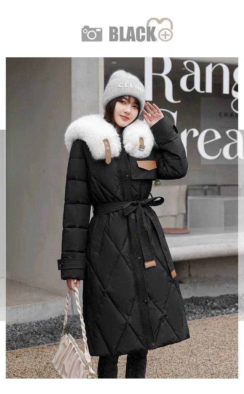 Long Slim Warm Winter Parka - P12 Hub Europe