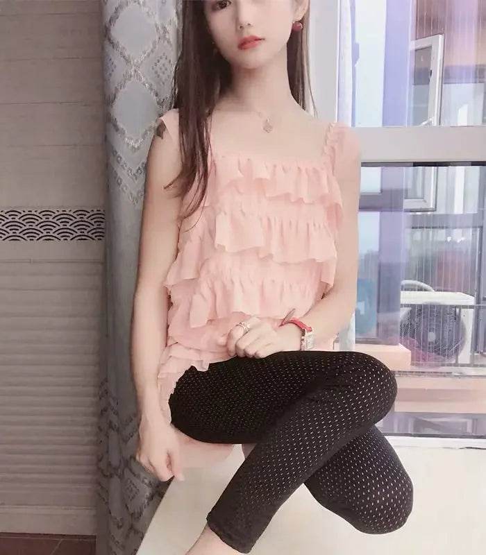Women's Ice Silk Mesh Leggings - P12 Hub Europe