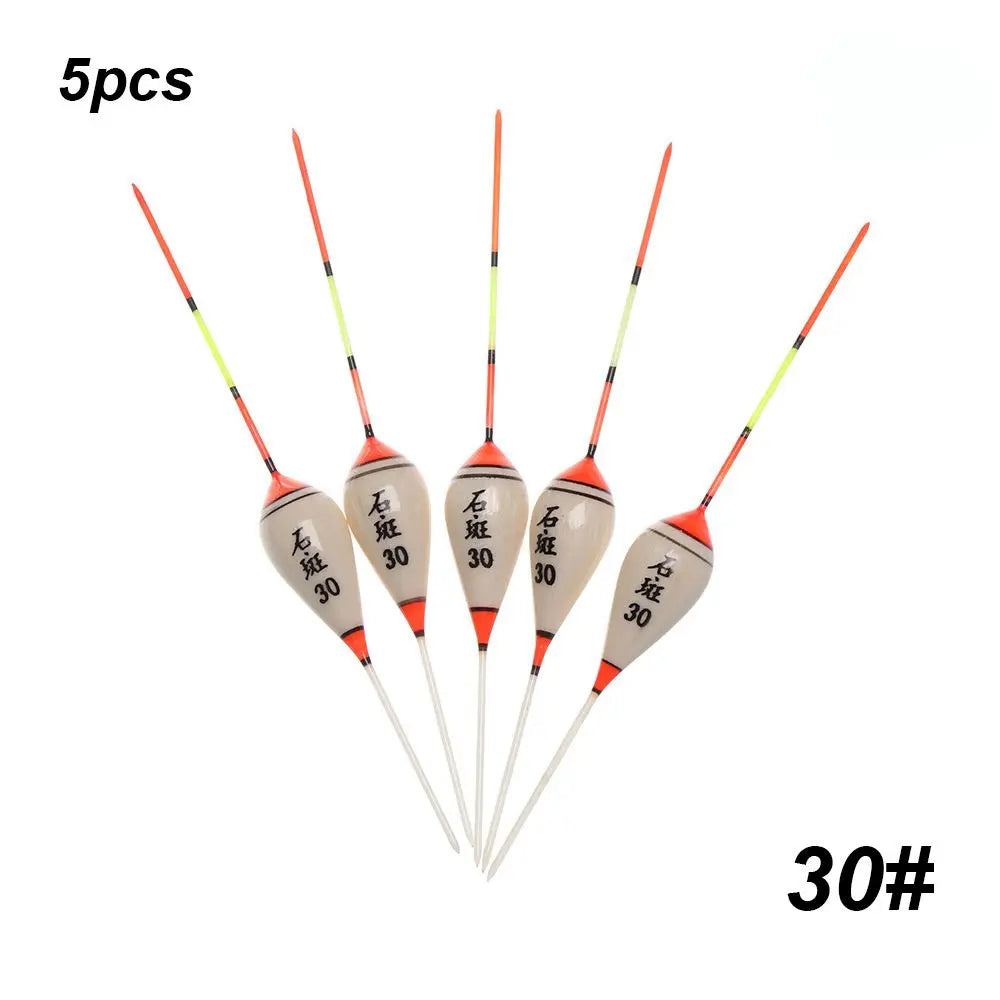 5pcs New Fishing Floats Balsa Flotteur Balsa Wood Wooden Floats Durable Portable Exquisite High Quality Floats Hot 3# 4# 10#