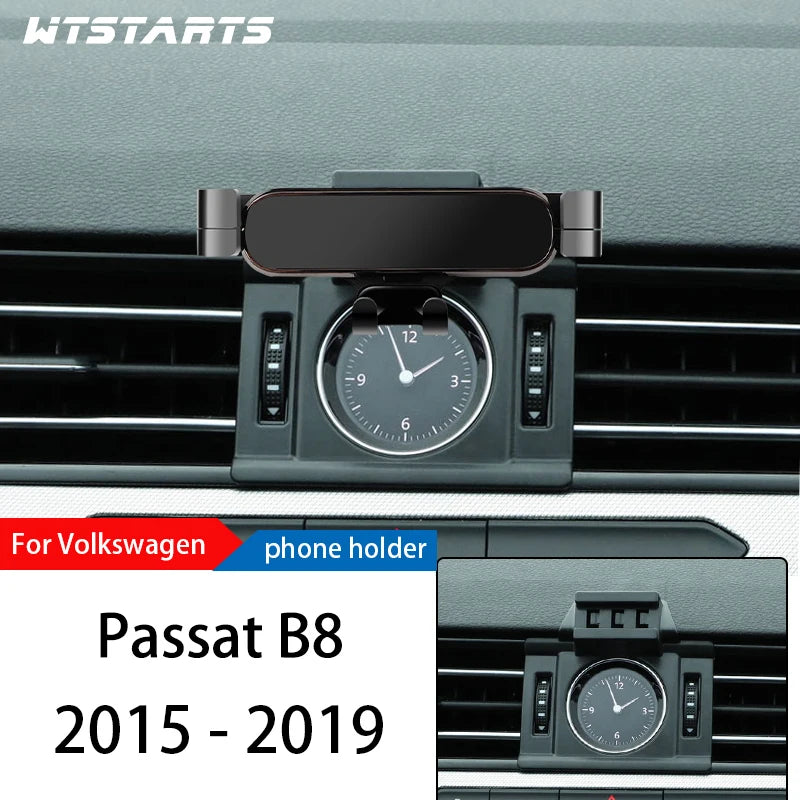 Car Phone Holder Mount Stand For Volkswagen Passat B7 B8 B9 2011-2022 Adjustable GPS Navigation Mobile Phone Bracket Accessories