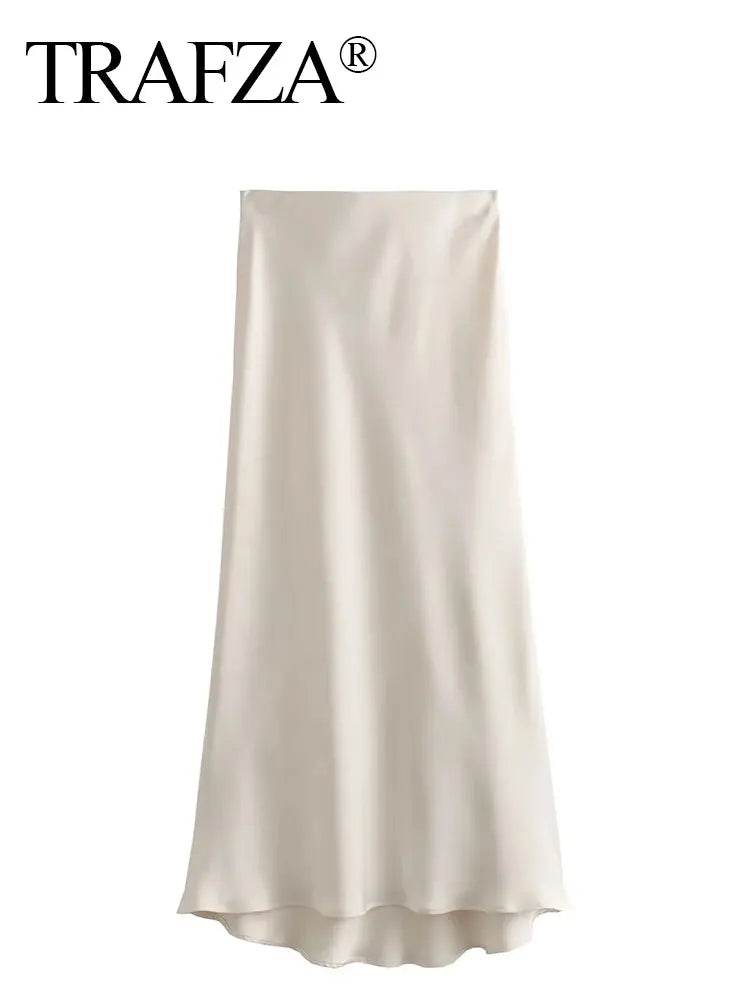 Women's Satin Skirt - P12 Hub Europe