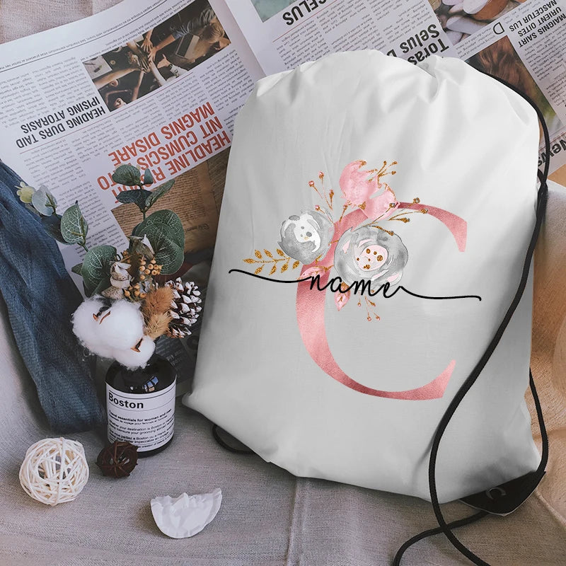 Custom Name Drawstring Backpack Large Capacity Sports Backpack Wear-resistant Gym Bag Lightweight Basketball Backpack Sport Bag