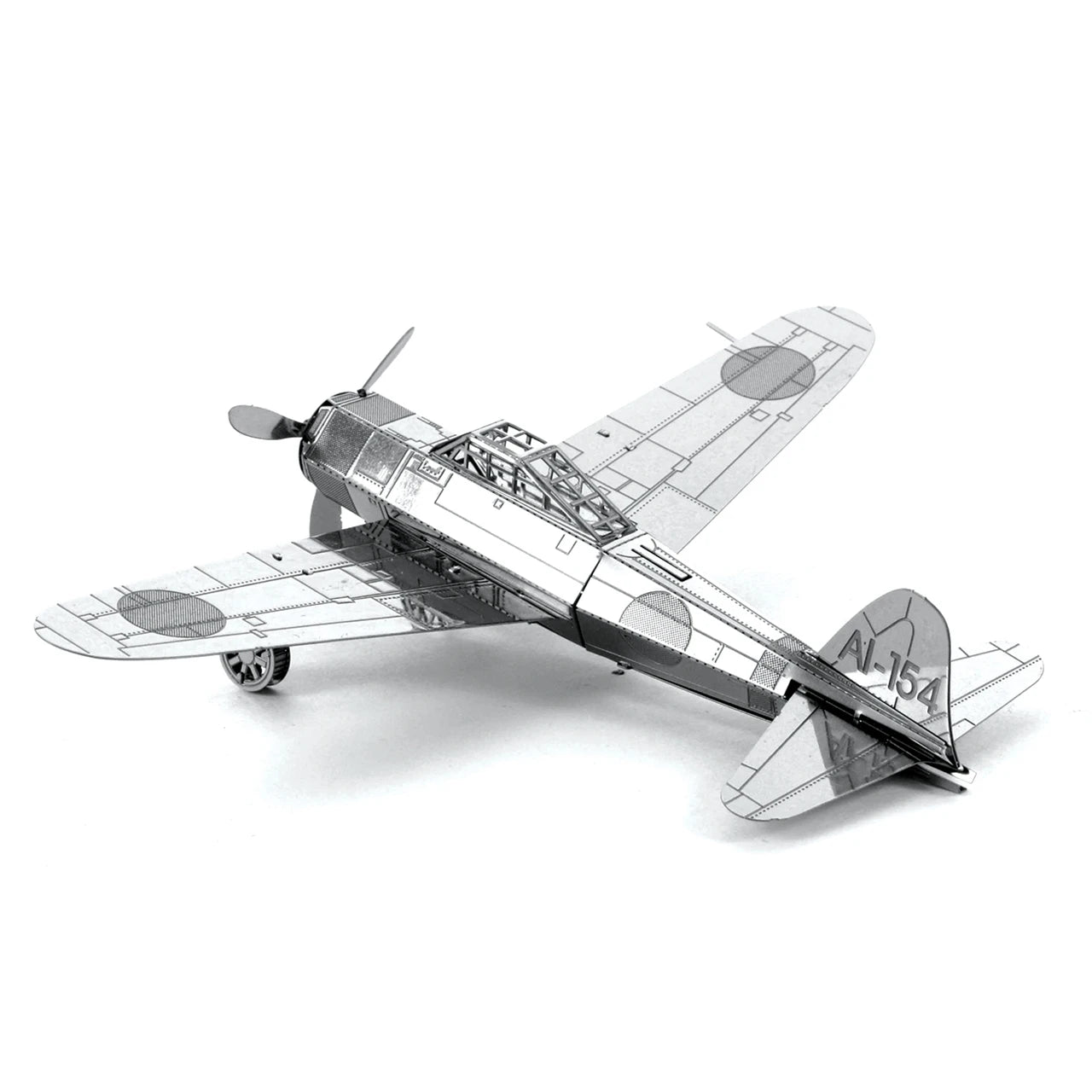 Plane 3D Metal Puzzle Model Kit DIY Laser Cut Puzzles Jigsaw Toy For Children