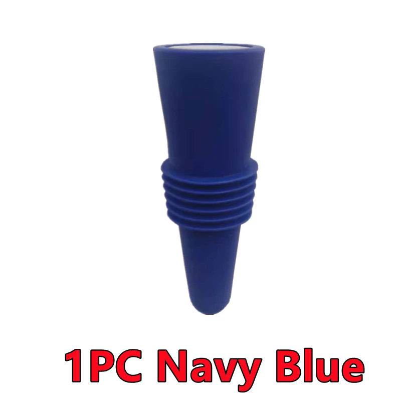New 6/2/1PC Silicone Wine Bottle Stopper Set Whiskey Leak Proof Beer Champagne Bottle Cap Closer Wine Cork Lid Bar Accessories - P12 Hub Europe