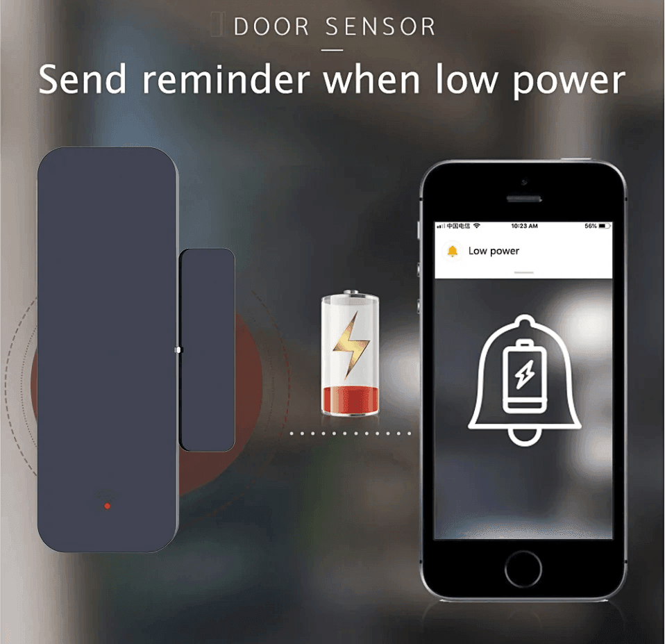Sensor Door Tuya Zigbee WiFi Smart - P12 Hub Europe