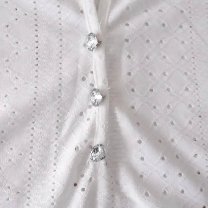 Women's Summer Lace Patch Blouse - P12 Hub Europe
