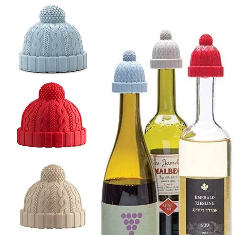 Creative Magic Hat Wine Stoppers Silicone Wine Stopper Reusable Decorative Wine Seal Stopper Cap for Wine Beverage - P12 Hub Europe