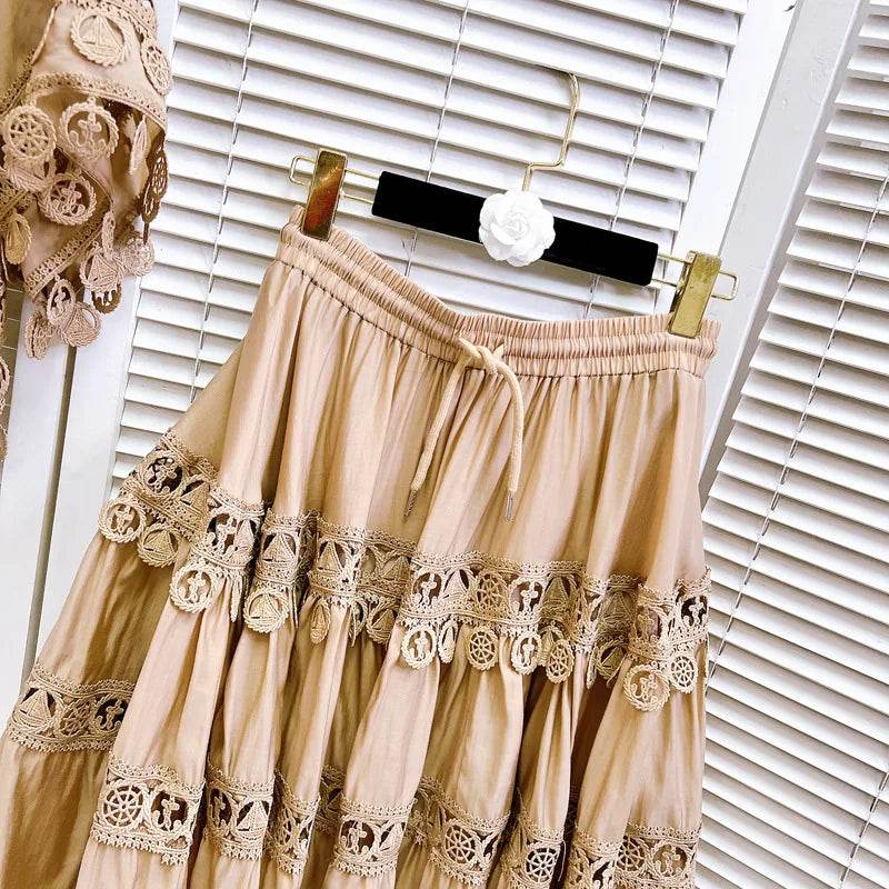 Hollow Out Skirt Set - P12 Hub Europe