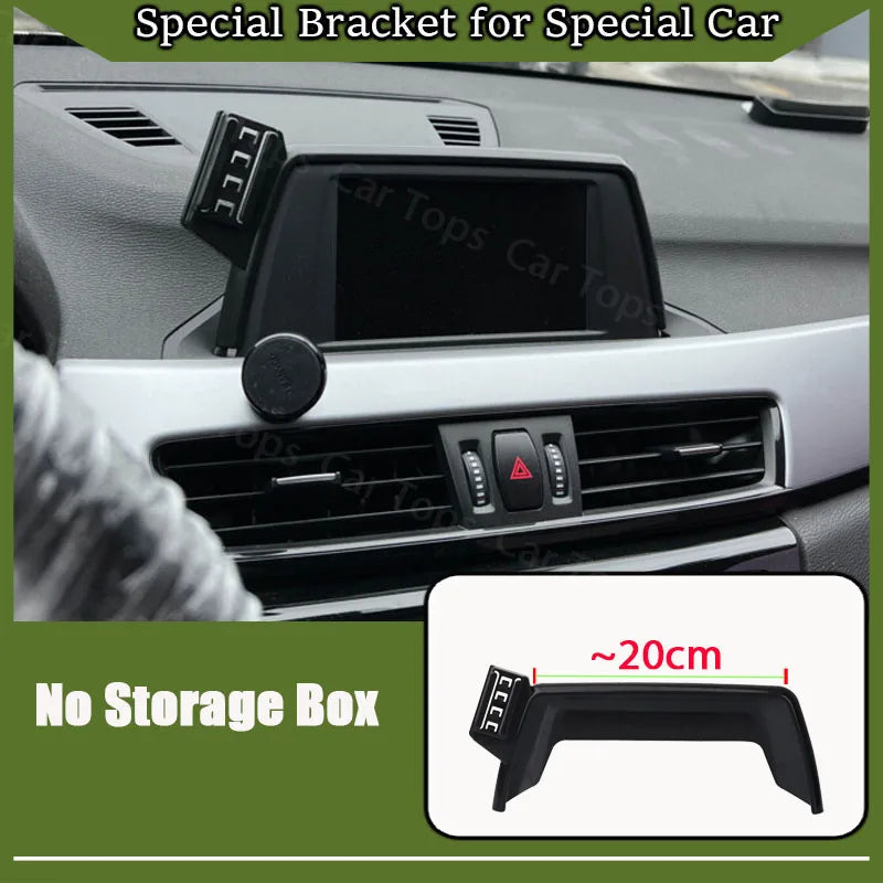 Mobile Phone Holder for BMW X1 F48 2016 2017 2018 2019 6.5" Screen GPS Screen Cell Stand Support Gravity Car Mount Accessories