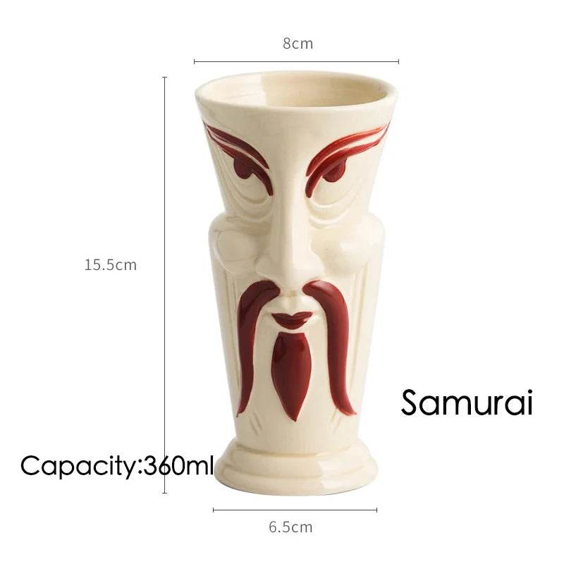 Hawaii Tiki Mugs Cocktail Cup Beer Beverage Mug Wine Mug Ceramic Tiki Mugs Great For Cocktail Drink - P12 Hub Europe