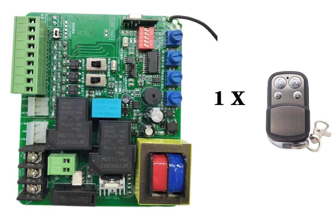 220V AC Garage/Sliding Door Control Panel | Magnetic/Spring Limit, Delay - P12 Hub Europe