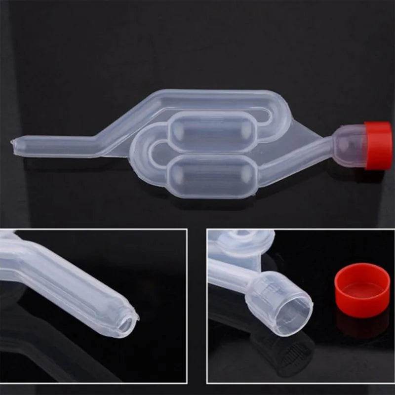 5 Pieces S-Shape Airlocks ,Homebrew Bubble Airlock Carboys Stopper & Fermenter Seal Valve with Food Grade Grommets Wine Making - P12 Hub Europe