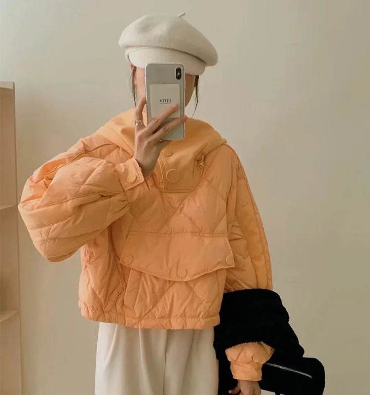Candy Color Korean Down Jacket - P12 Hub Europe