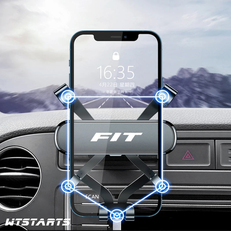 Car Phone Holder Mount Stand For Honda Fit 2008-2022 Adjustable GPS Navigation Mobile Phone Bracket Car Lnterior Accessories