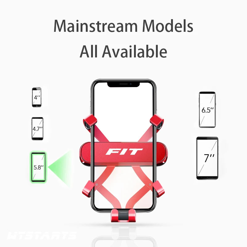 Car Phone Holder Mount Stand For Honda Fit 2008-2022 Adjustable GPS Navigation Mobile Phone Bracket Car Lnterior Accessories