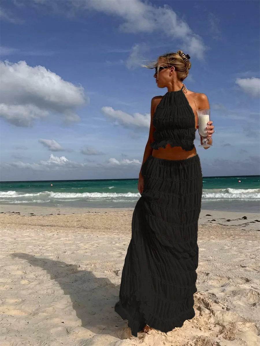 Elegant Backless Maxi Set - P12 Hub Europe