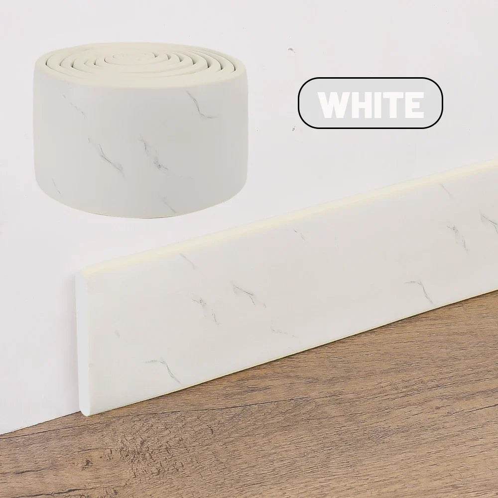 6/2M Marble Striped Skirting Line Waterproof Self Adhesive 3D Wall Sticker Thickened Anti-collision Corner Line Home Decoration - P12 Hub Europe