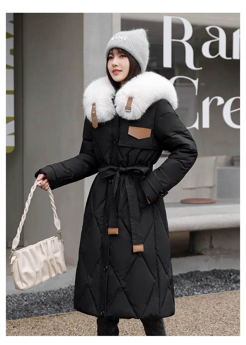Long Slim Warm Winter Parka - P12 Hub Europe