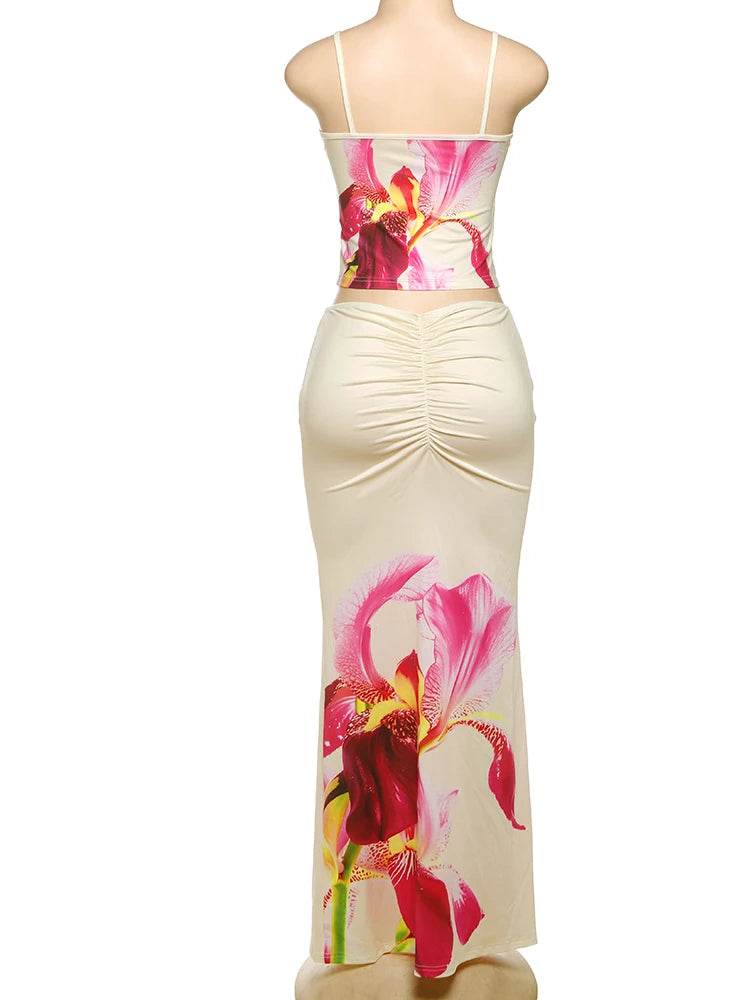 Nibber Flower Print Skirt Set - P12 Hub Europe
