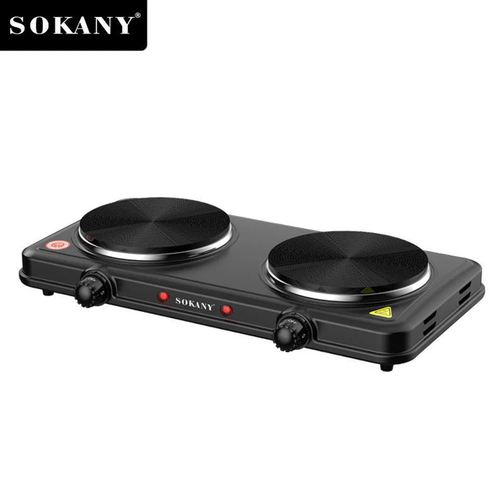 2000W High Power Dual Pot Electric Stove Induction Cooker Plate Kitchen 220V Fast Heating Durable Sturdy Cooking Stove Portable