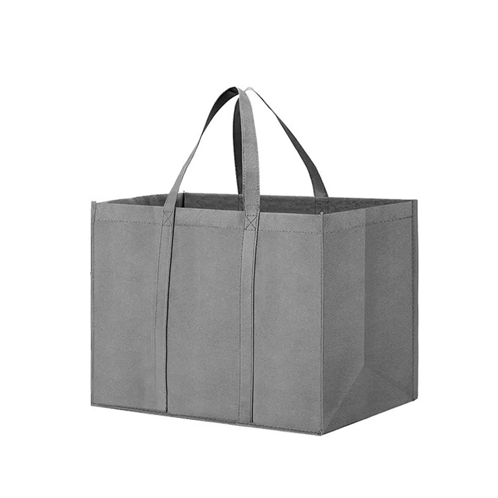 Simple Reusable Shopping Bags For Women Portable Foldable Eco-Friendly Grocery Heavy Duty Handbag Large Capacity Tote Bag