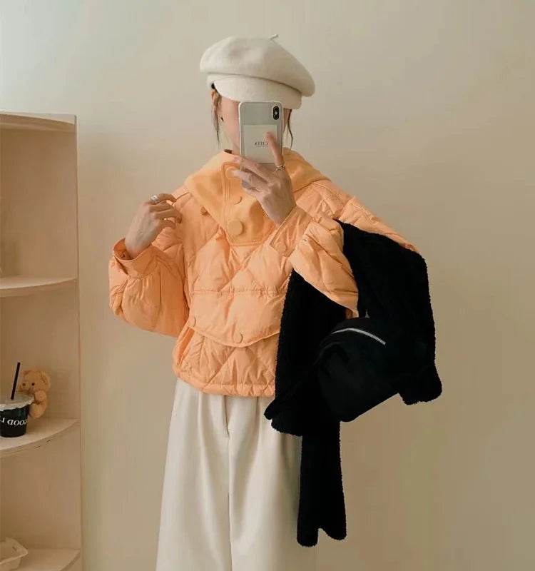 Candy Color Korean Down Jacket - P12 Hub Europe