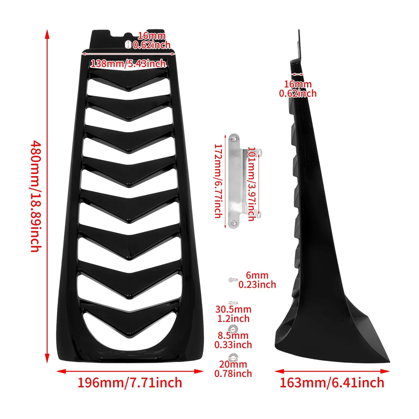 Motorcycle Black Front Lower Radiator Chin Fairing Spoiler Frame Cover For Harley Softail Street Fat Bob Breakout FXBR 2018-2023