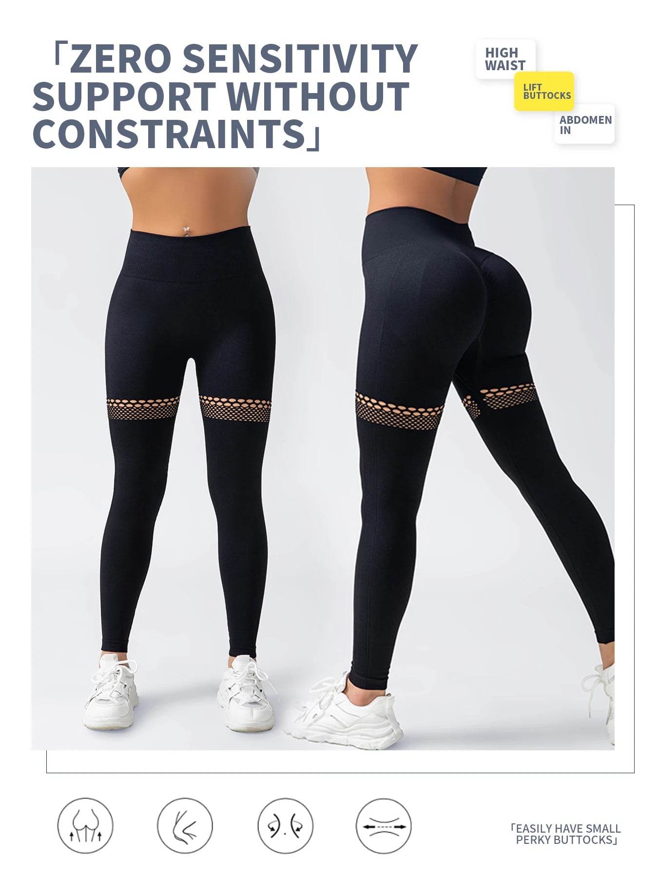 Women's Mesh Butt Lifting Leggings - P12 Hub Europe