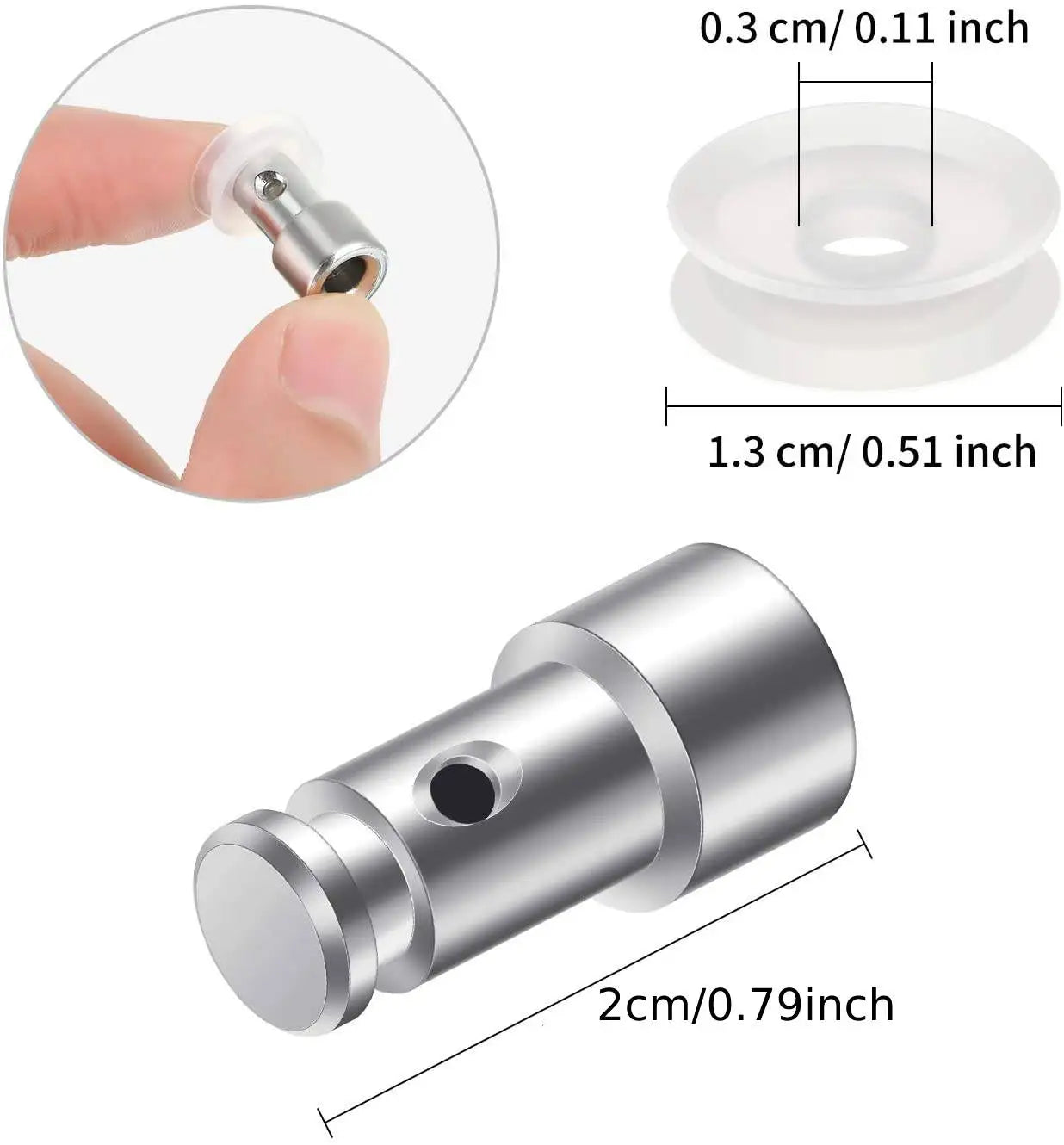 2Pcs Floater 10Pcs Sealer Replacement Float Valve Universal Steam Valve for Pressure Cookers XL YBD60-100 PPC780 PPC770 PPC790