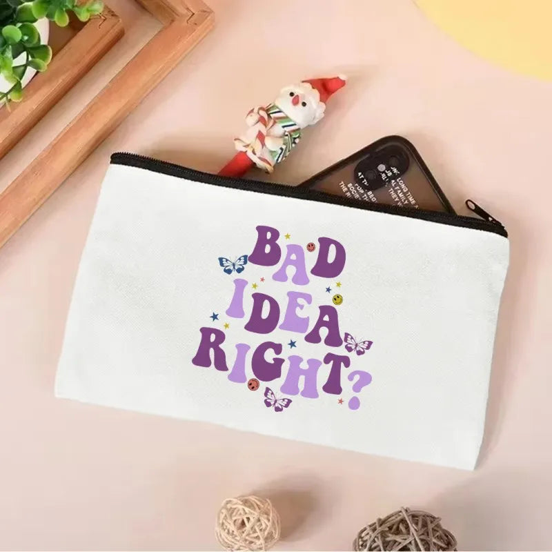 Vintage Olivia Rodrigo Guts Tour Canvas Tote Bag Cosmetic Bag Large Capacity Shopping Bags Shoulder Handbag Eco Girl Handbags