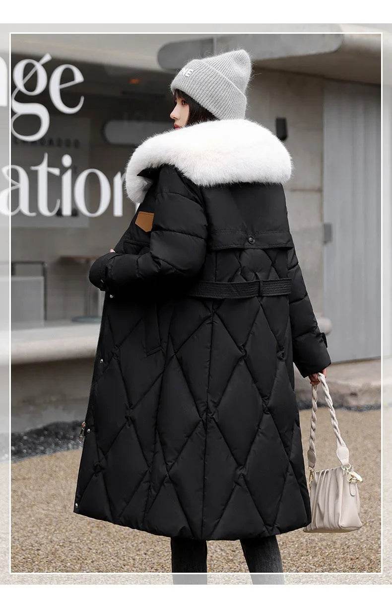Long Slim Warm Winter Parka - P12 Hub Europe
