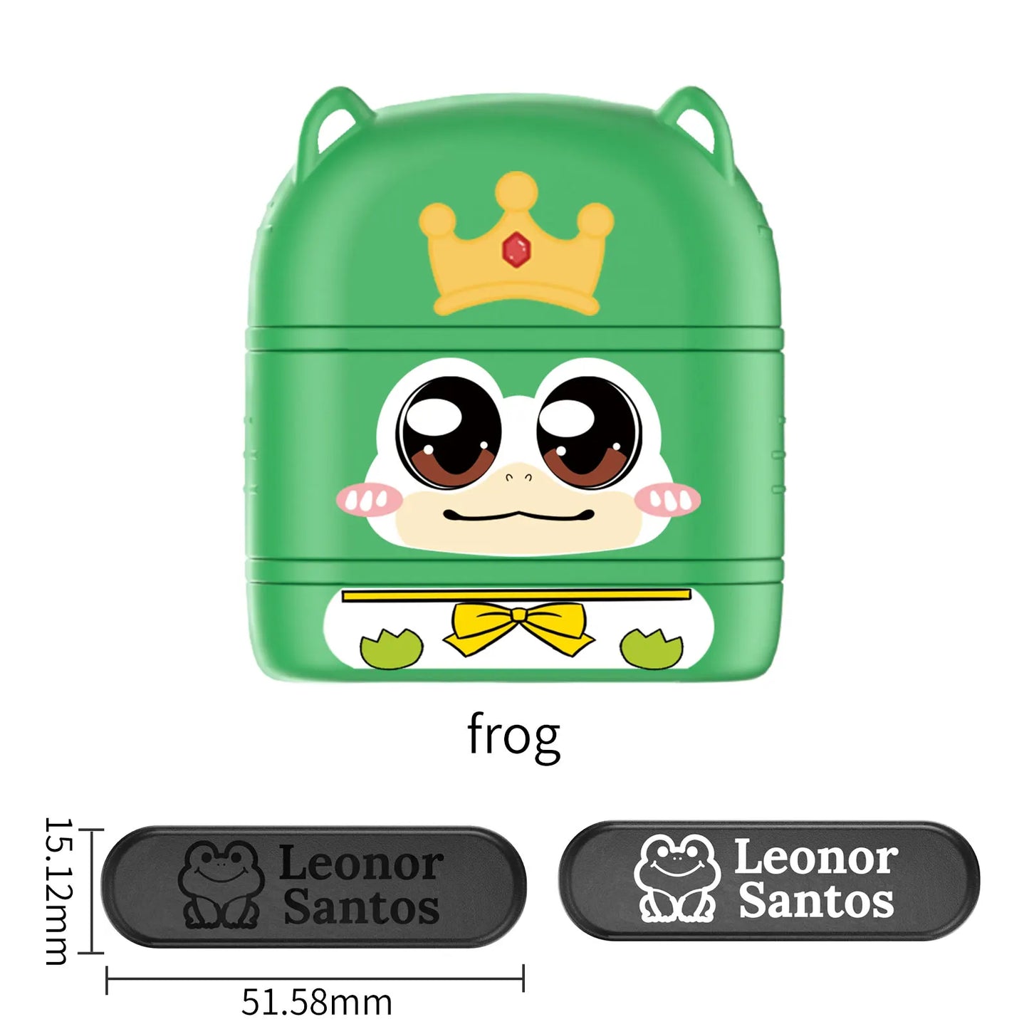 Children's Name Seal Custom Double -layer black and white ink Student's Stamp Kindergarten Clothes Waterproof Name StickerStamp
