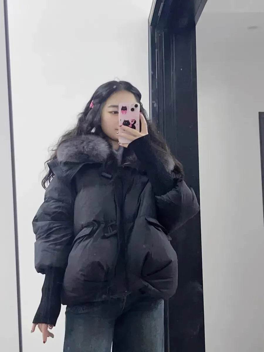 Korean Fur Collar Parka - P12 Hub Europe